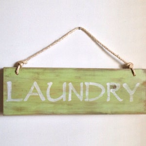 LAUNDRY sign laundry room decor made from reclaimed wood image 4