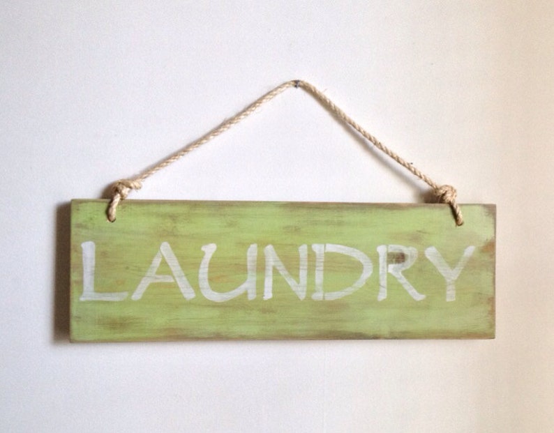 LAUNDRY sign laundry room decor made from reclaimed wood image 4