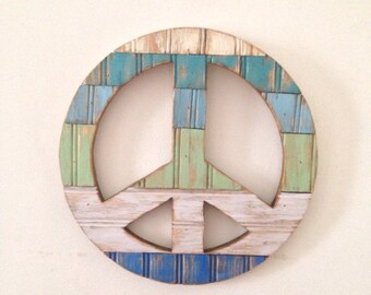 Rustic Home Decor - Peace Sign