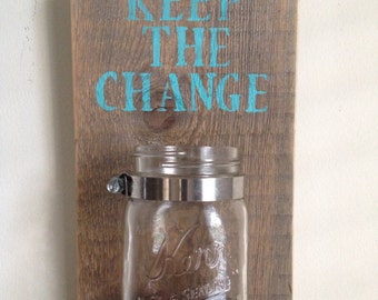 Keep the Change -Laundry room decor