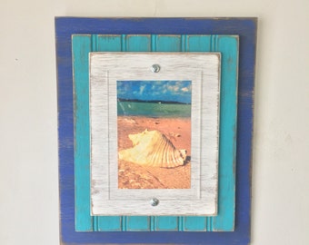 5 x 7 Distressed Handmade Picture Frame