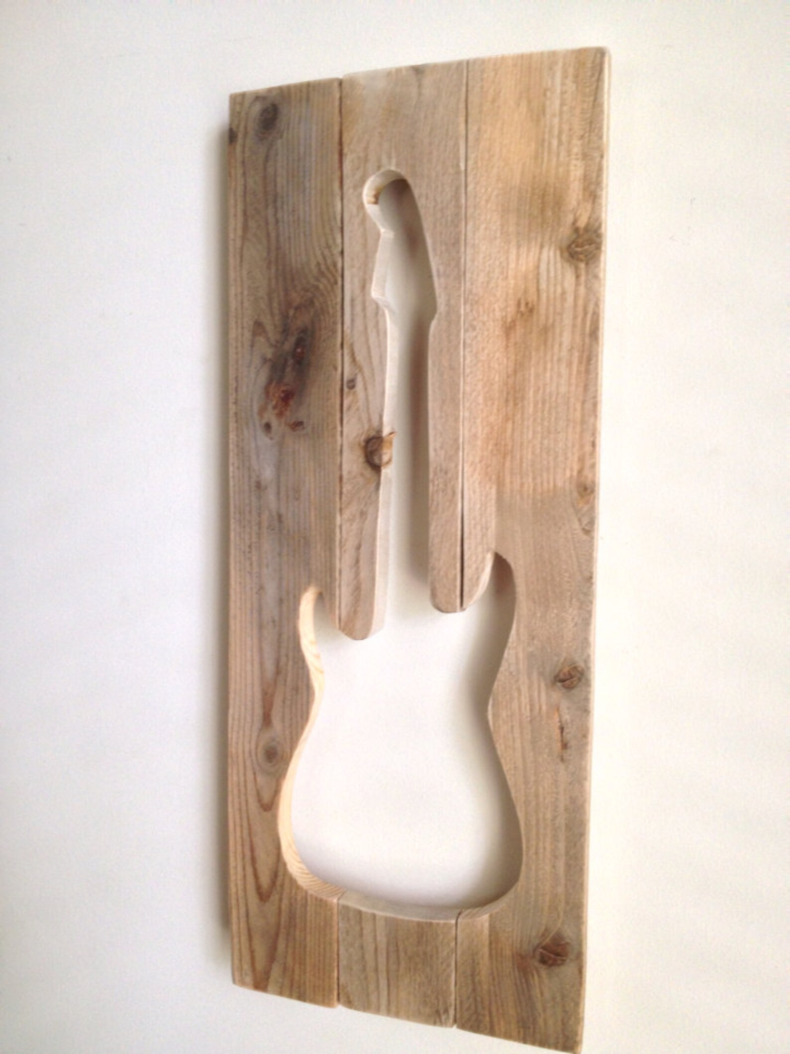 Rustic Wall Decor Guitar Etsy