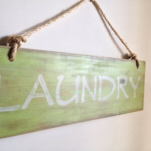 LAUNDRY sign laundry room decor made from reclaimed wood image 2
