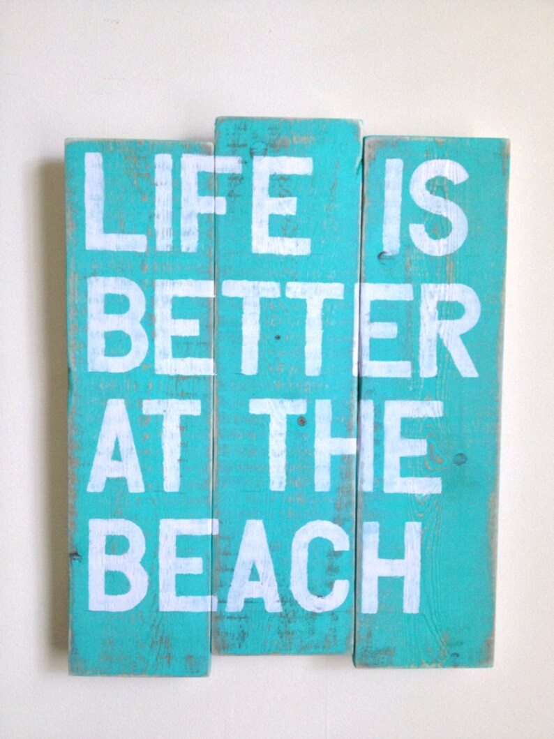 Life is Better at the Beach Beach House Wall Decor Etsy