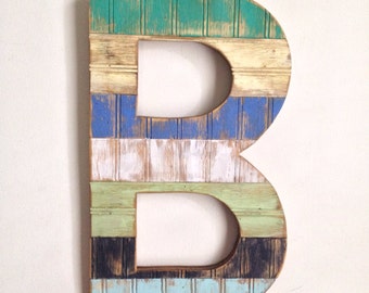 Custom Painted and Distressed Letters