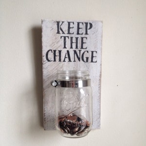 KEEP THE CHANGE - Laundry room decor