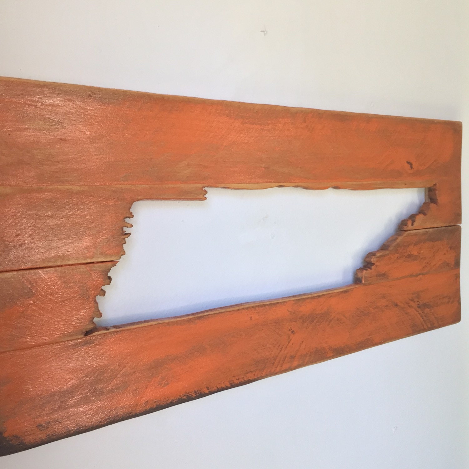 Tennessee Rustic Wall Decor Made From Reclaimed Wood Etsy
