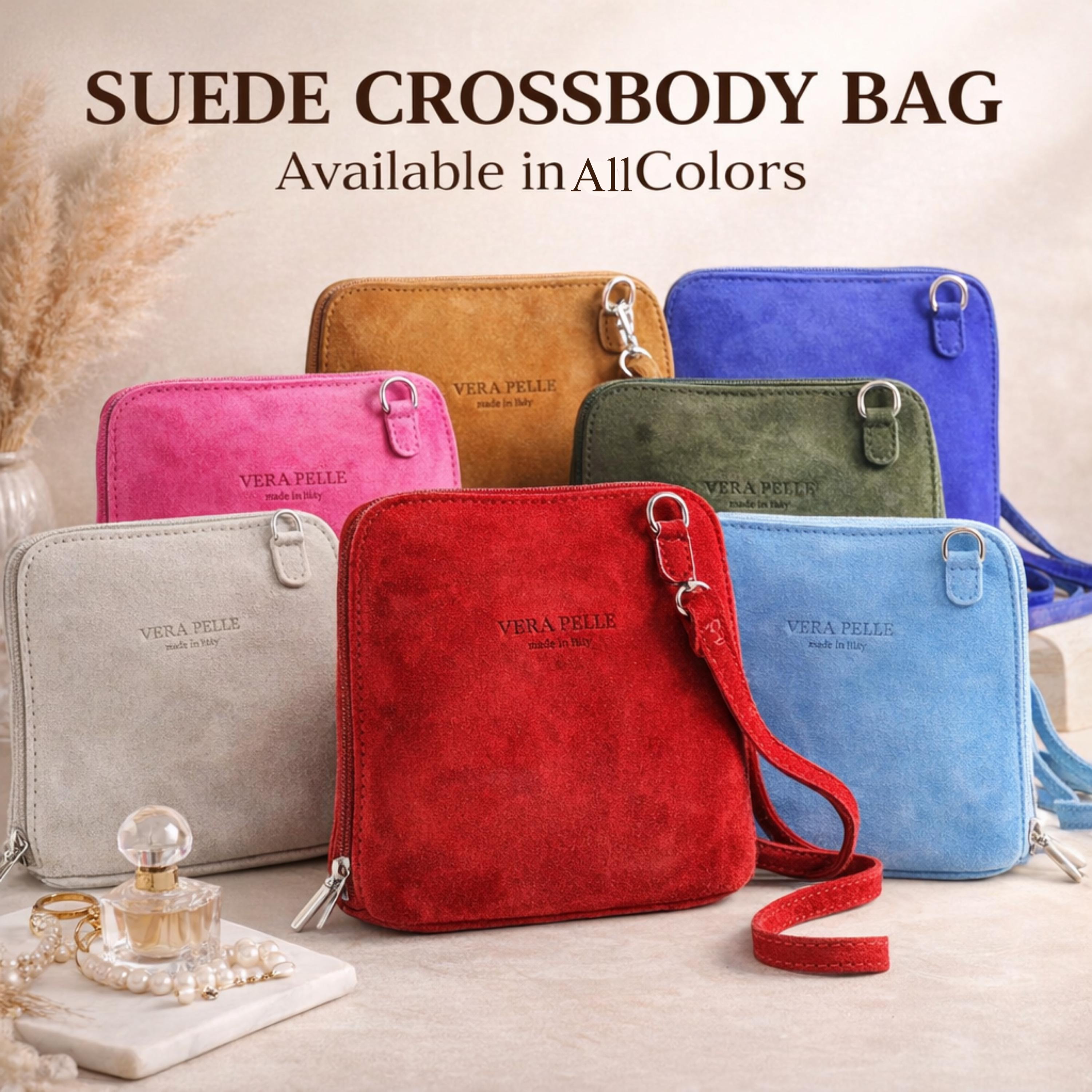 Suede Crossbody Bag - Etsy display picture 1
