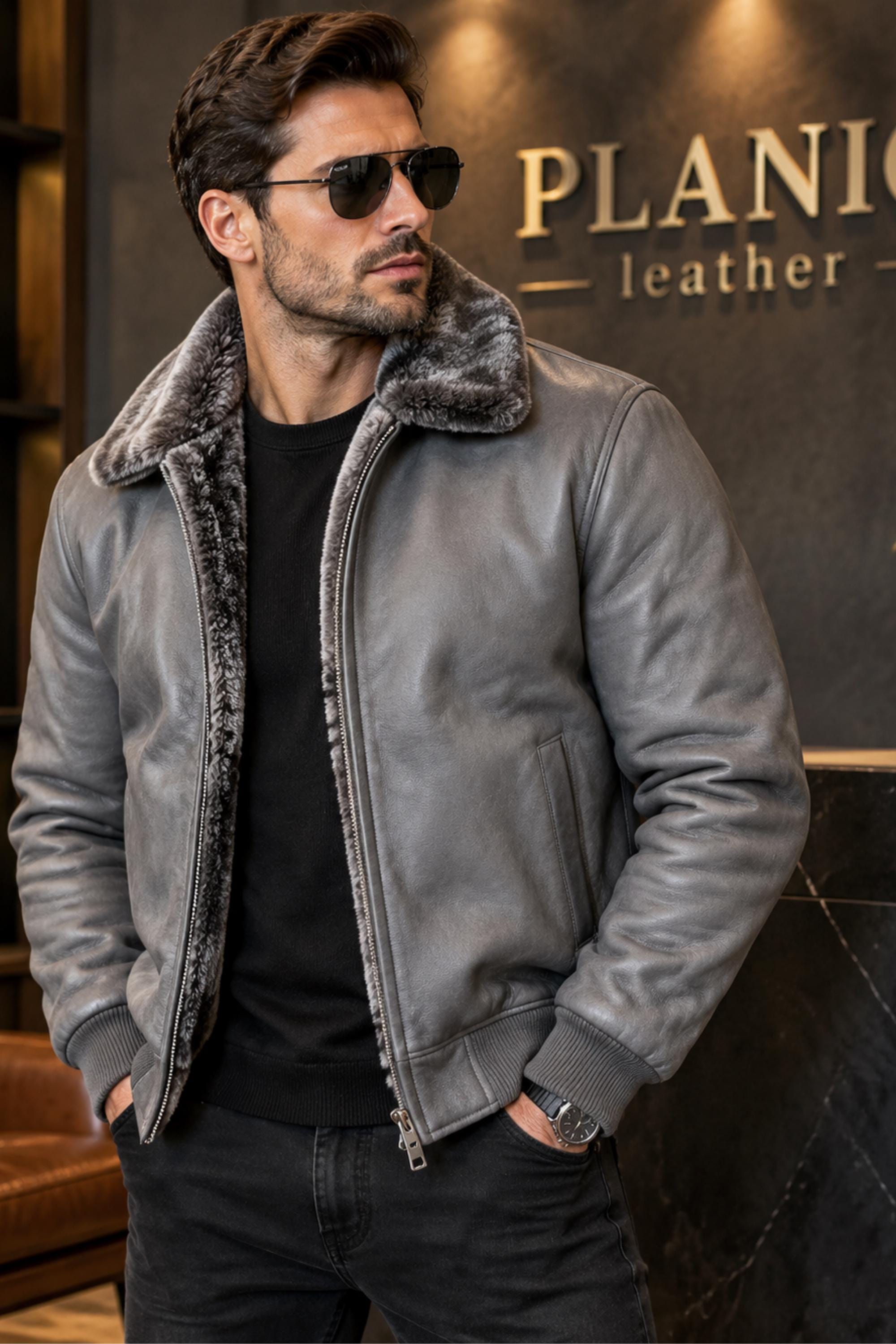 Echtes Leder Jacket - Etsy Canada