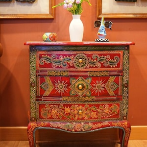 Boho Dresser and Nightstand - Etsy Boho Dresser and Nightstand - Etsy
