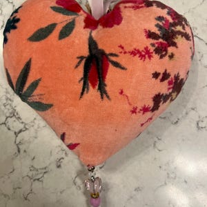 Handmade Quilted Valentine Embroidered Heart Wall Hanging Decoration - Etsy