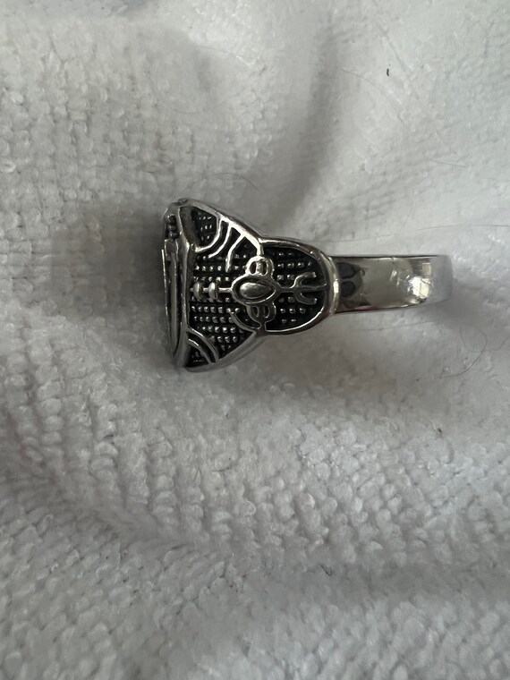 Renaissance Sword and Shield ring size 13 STAINLE… - image 5