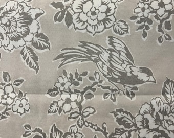 Outdoor Richloom 5 yards fabric birds and flowers