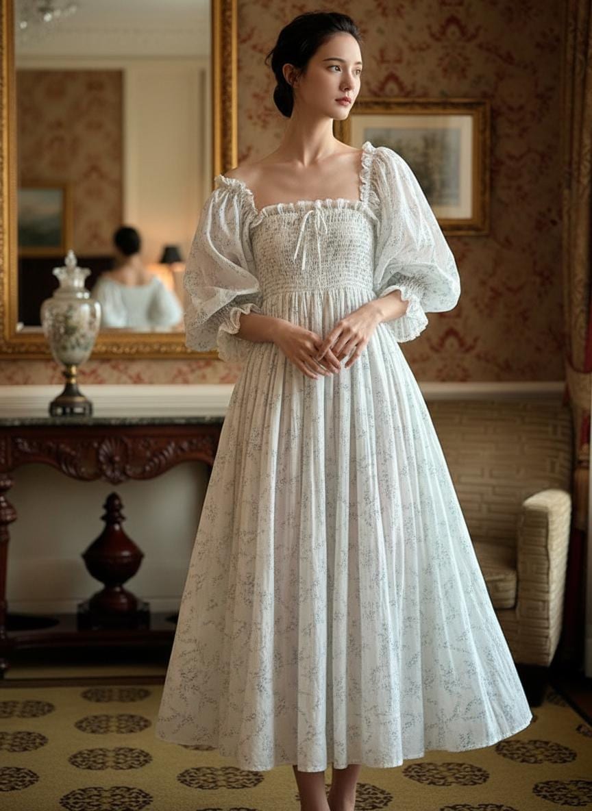 knee length dresses for ladies 201 Prairie Dress