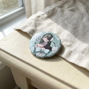 Alien Stage Sua button, kawaii ALNST Clematis Su Ita Bag pin, Celestial Harajuku, cosplay fanart cadeau