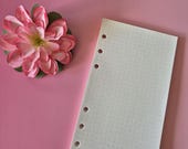 Dotted journal papier A6 navulling | 45 vellen puntenraster | losbladig 6 gaten