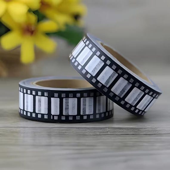 washi tape filmrol voor je reisdagboek | 1 rol van 10 meter | scrapbook en journaling decoratie