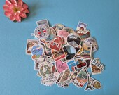 Reisstickers set 1 voor je reisdagboek of koffer | 62 stickers | cadeau voor reisliefhebbers