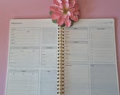 Reisdagboek roze spiraal om je avonturen te bewaren | A5 travel journal | 100 kantjes blanco papier