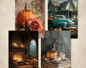 papier halloween pompoen