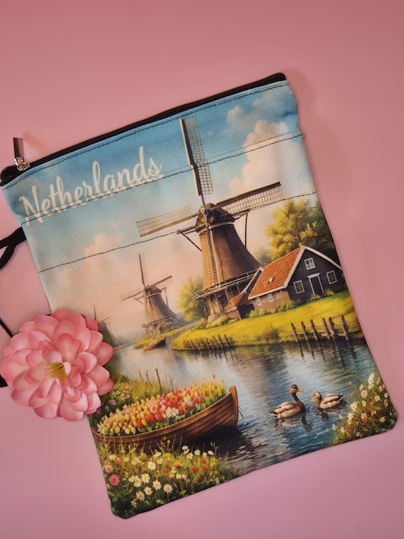Boekhoes voor je reisdagboek of journal | thema plaatsen - landen | cadeau reiziger