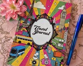 Reisdagboek om je avonturen te bewaren | A5 travel planner met vintage design | cadeau voor reizigers