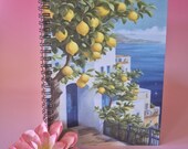 Reisdagboek Griekenland citroen spiraal | A5 travel journal | 140 kantjes voor je mediterrane reis