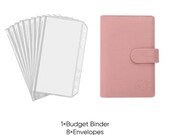 Cash stuffing binder met enveloppen | A6 budgetmap om te sparen voor je droomreis