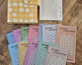 Cash stuffing starter set bloemen | complete budgetmap 25 enveloppen | spaar voor je droomreis