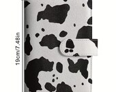 Cash stuffing binder koe print | A6 budgetmap met enveloppen | spaar voor je volgende reis