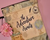 Boekhoes voor je reisdagboek of journal | thema reizen | cadeau reiziger