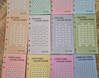 Cash stuffing 100 dagen spaaruitdaging | spaar voor je reis | A6 budget challenge kaarten