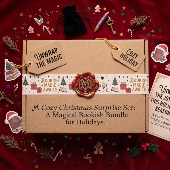 bookish bundles Weihnachten: Magical-Überraschungsbox als Weihnachtsgeschenk mit A5 oder A6 Journal | Vorbestellung