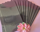 Reisdagboek roze kunstleer met fotopagina's | A5 travel journal | 30 kraftpapier + 10 foto vellen zonder lijm