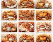 papier herfst koffie