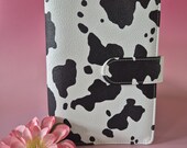 Cash stuffing binder koe print | A6 budgetmap met enveloppen | spaar voor je volgende reis