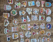 Spanje stickers voor journal of koffer | 49 glossy flamenco stickers | cadeau Spanje reiziger