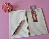 Londen travel journal set | reisdagboek A5 met stickers en boekenhoes | cadeau Engeland reiziger