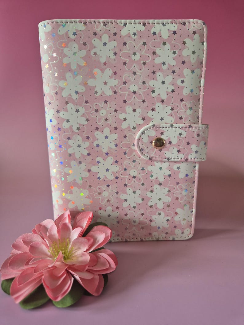 Cash Stuffing Binder Bloemen — complete starter set met 25 enveloppen