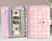 Cash stuffing starter set bloemen | complete budgetmap 25 enveloppen | spaar voor je droomreis