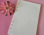 Dotted journal papier A5 navulling | 45 vellen puntenraster | losbladig 6 gaten