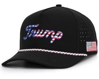 Gorra de golf negra con el lema "Trump", gorra con el lema "Curvas y Clubes", gorra de golf patriótica de EE. UU., gorra de béisbol ajustable, regalo para amantes del golf.