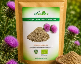 Organic Milk Thistle Seed Powder | Herbal Tea, Smoothies, Recipes