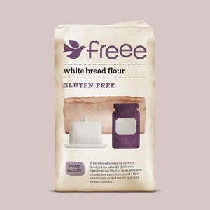 Gluten Free White Bread Flour 1kg | Gluten Free Baking Flour | Homemade Bread, Rolls and Pizza Dough Flour