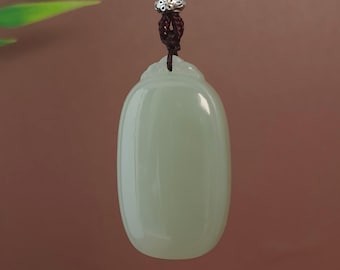 Certified Natural Blue Nephrite Jade Wu Shi Pai Pendant, 天然收藏 Certified Natural Blue Nephrite Jade Wu Shi Pai Pendant, 天然收藏
