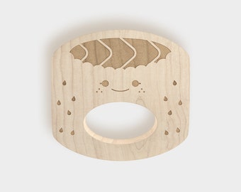 Maki Natural Wooden Teether