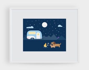 Darby + Dot™ - Glamping Adventure  - Art Print