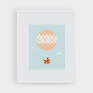 Darby + Dot™ - Hot Air Balloon Adventure - Art Print