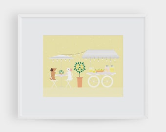 Darby + Dot™ -  Lemonade Stand - Art Print