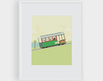 Darby + Dot™ - San Francisco Adventure - Art Print